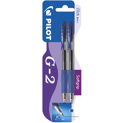 Roler GEL GRIP 0,7 MM G2 PK2 PILOT BL-G2-7 PLAVI/PLAVI BLISTER Cijene