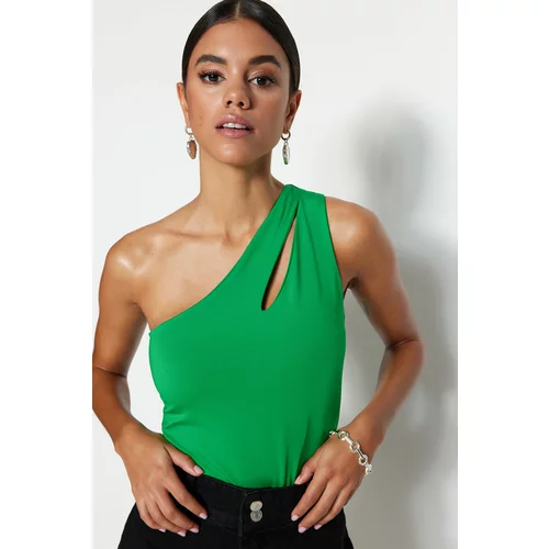 Trendyol Bodysuit - Green - Fitted