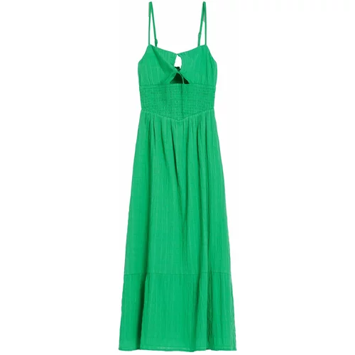 Bershka Obleka travnato zelena