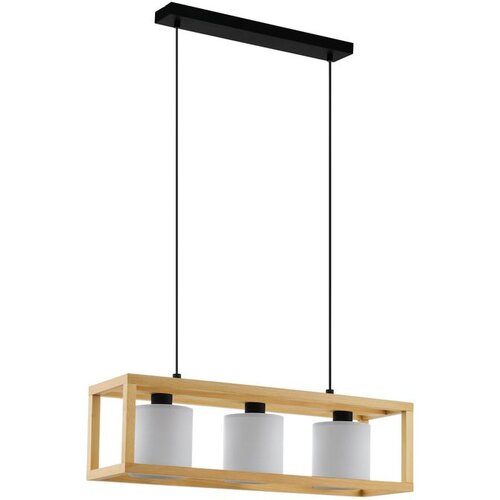 Eglo Viseća lampa GRANADOS 3xE27 77 cm drvo/belo 390101 Cene