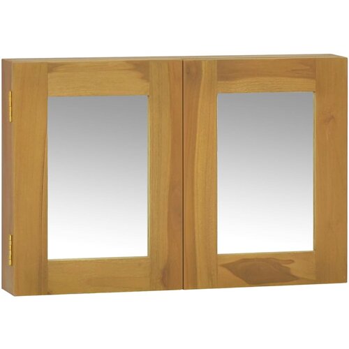 vidaXL Ormarić s ogledalom 60 x 10 x 40 cm od masivne tikovine Cijene