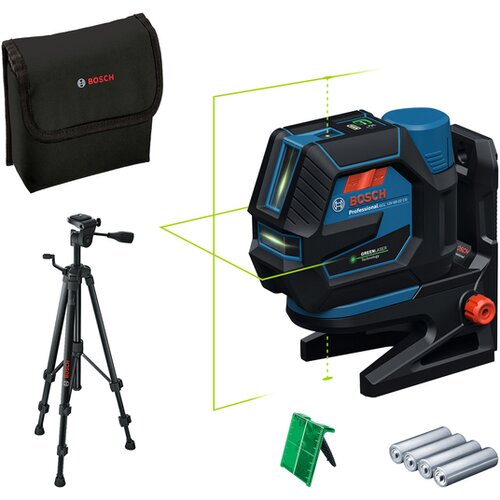 Bosch građevinski laser gcl 12V-50-22 cg + rm 20 + AA1 adapter + 4 x 1,5V LR6 aa baterije + bt 150 stalak 0601066S01 Cene