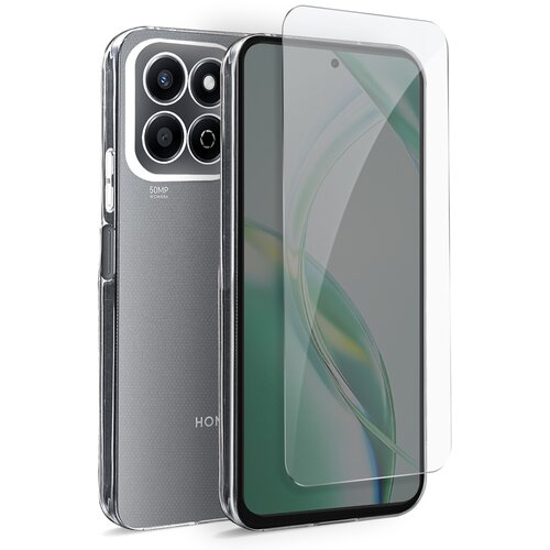 Oem Mayaxess, Zaščitni paket za Honor 200 Smart Soft Shell in kaljeno steklo, Prozorno, (5000215590) Cene
