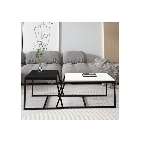 Hanah home Set stočića Minimal White Black Cene