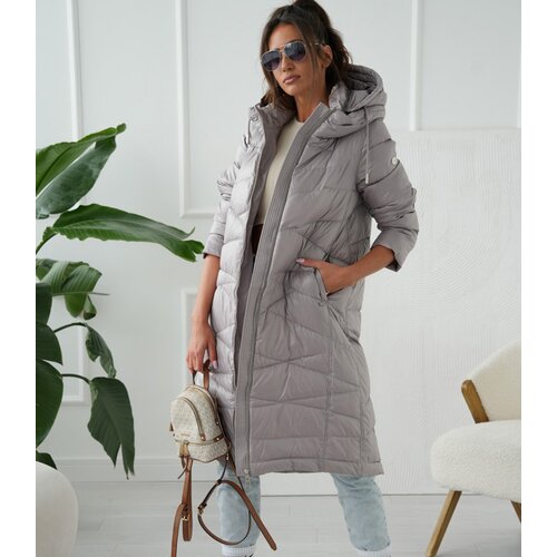 Pri Long elegant quilted women&amp;#039;s winter insulated coat SAMANTA Slike