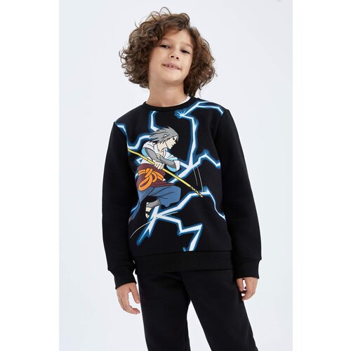 Defacto Regular Fit Crew Neck Sweatshirt Slike