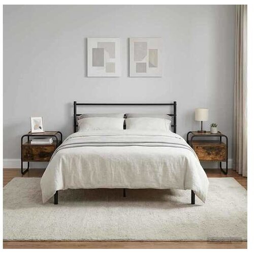 vidaXL Noćni ormar 2 kom. Dimljeni hrast 40 x 39 5 x 40 cm - Dimljeni hrast 2 Cene