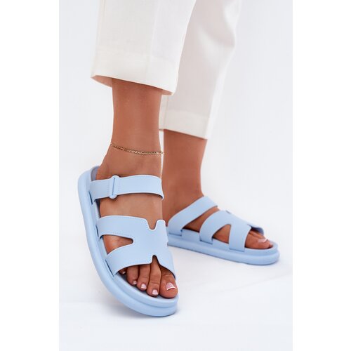 Boto Women's Rubber Slippers With Strap Blue Tavirae Cijene