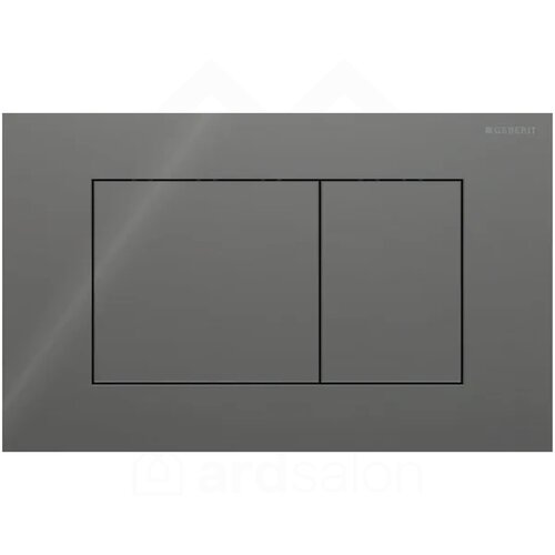Geberit Sigma40 square tipka za dvokoličinsku tehniku ispiranja lava - staklo 115.629.JK.1 Slike