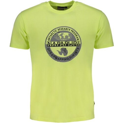 Napapijri YELLOW MEN&amp;amp;#39;S SHORT SLEEVED T-SHIRT Slike
