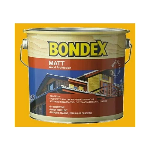 BONDEX Tankoslojna lazura za les Matt (barva: rumena, 750 ml)