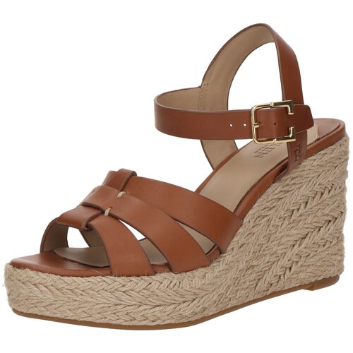 Polo Ralph Lauren Sandale 'SOFFIA ESPDR-ESPADRILLES-WEDGE' smeđa Cijene