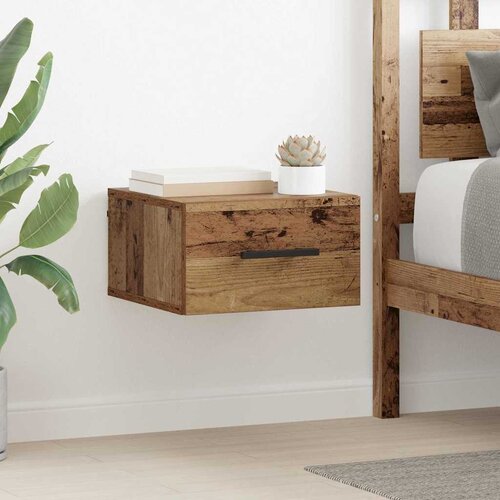 vidaXL Noćni ormar Zidne Staro drvo 35 x 35 x 20 cm Konstruirano drvo Cijene