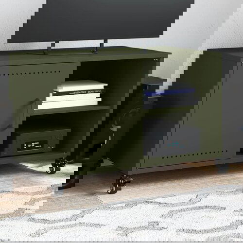 Furnova TV omarica olivno zelena 68x39x43,5 cm jeklo, (21922801) Cene