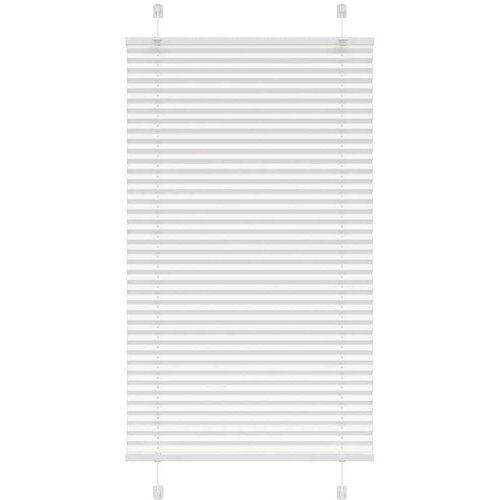 vidaXL Plisirana roleta bijela 80x100 cm širina tkanine 79,4 cm Cijene