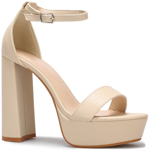 La Modeuse Sandali & Odprti čevlji 65665_P151920 Bež Cene