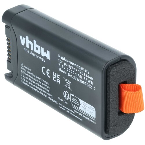 VHBW Baterija za JBL Club 120, 5000 mAh Slike