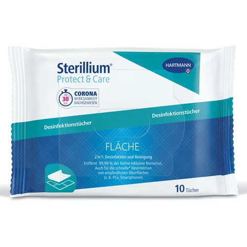 HARTMANN robčki za čiščenje in razkuževanje površin sterillium protect & care (10 kosov)