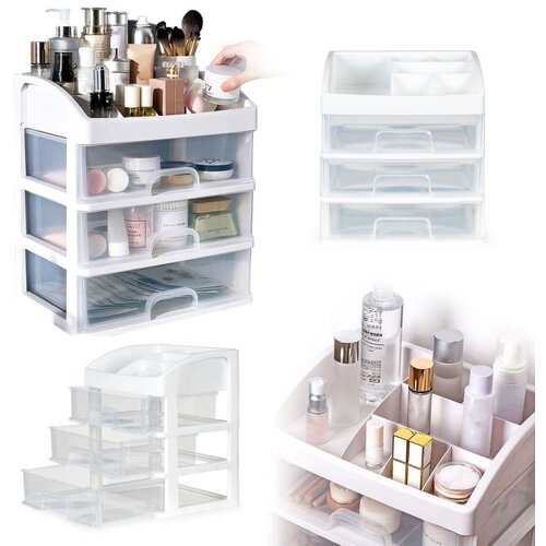 Modern Home organizer za kozmetiku sa fiokama i pregradama Cene