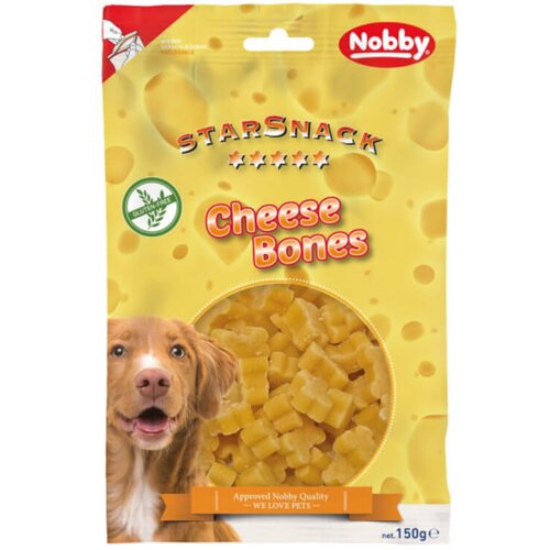 Nobby starsnack pribolj&scaron;ki v obliki kosti, sir - 150 g Cene