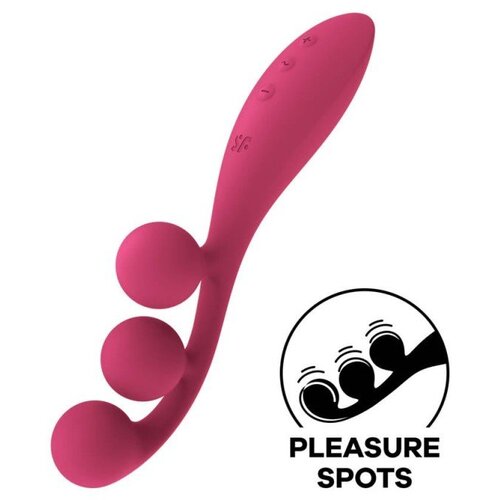 Satisfyer Vibrators Tri Ball 1 Red Slike