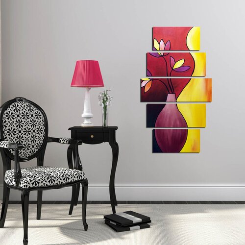 Wallity Set Slika 5ABSMDF-89, 5 Delova Cene