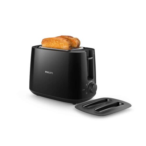 Philips Daily Collection HD2582/90 toaster 8 2 rezine 830 W Črna Cene
