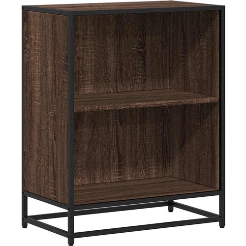 Maison Chic Knjižna omara - Knjižni regal rjavi hrast 60x35x76 cm inženirski les, (21724923) Slike