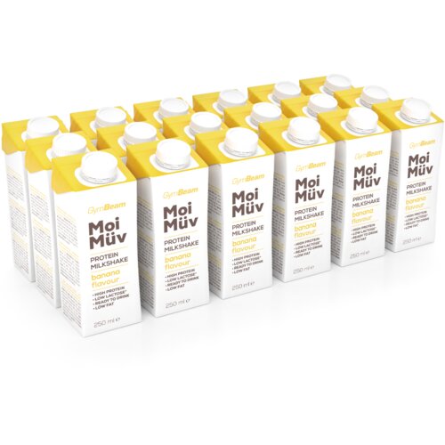 GymBeam proteinski milkšejk MoiMüv 18 x 250 ml  banana Cene