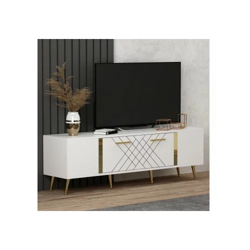 HANAH HOME Detas - White, Gold TV omarica, (20785294)