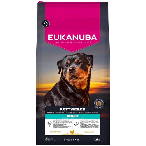 Eukanuba Adult Breed Care Rottweiler - 2 x 12 kg Slike