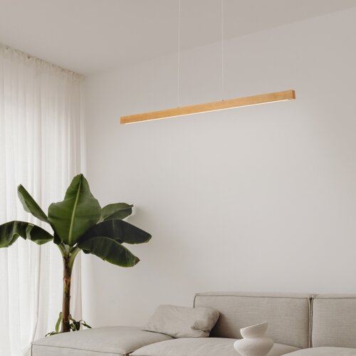  LED luster na sajli VERDE LED/18W/230V 3000K 106 cm hrast Slike