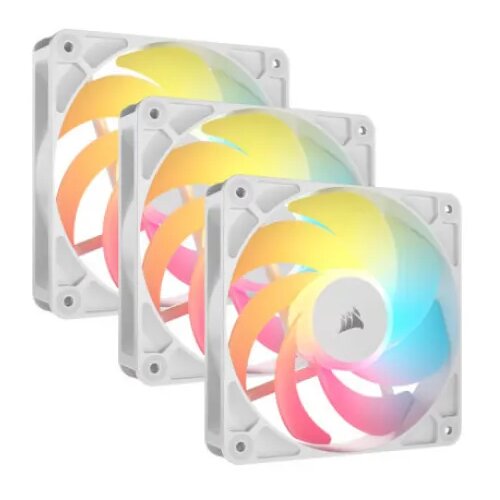 Corsair ventilatori 3x RS120-R argb 120mm pwm-triple pack - white, CO-9050197-WW Slike