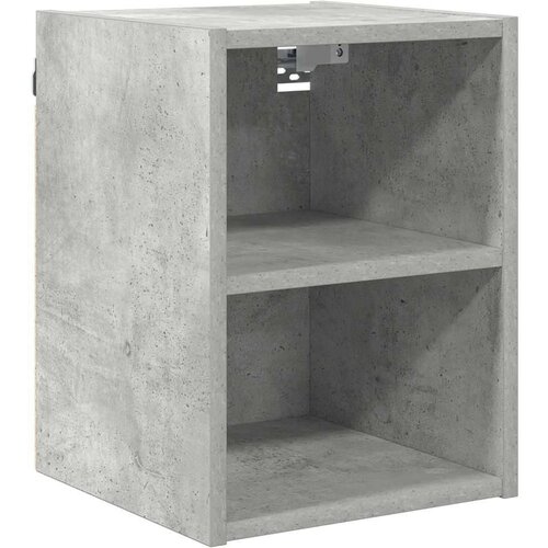 VidaXL viseći ormarić s policom riga betonski sivi 30 x 29,5 x 40 cm Slike