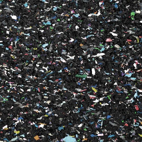  Gumena granulatna ploča Crna 1000 x 10 x 0,6 cm Guma Slike