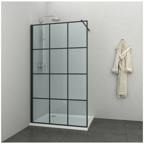 Sanotechnik predelna stena za tu&amp;scaron; kabino elite EN9006B 88-90x195 cm Slike