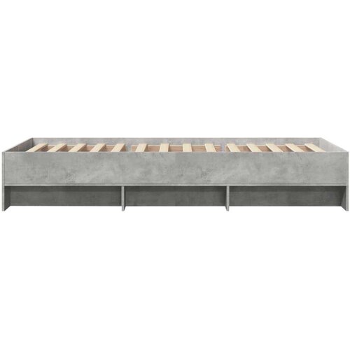 VidaXL Okvir kreveta boja betona 90x200 cm od konstruiranog drva Slike