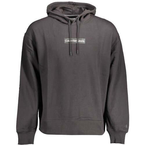 Calvin Klein SWEATSHIRT WITHOUT ZIP MAN BLACK Slike