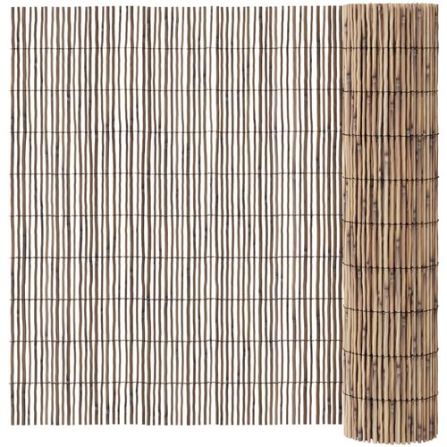 VidaXL Vrtna Ograda Prirodna - 90 x 400 cm Slike