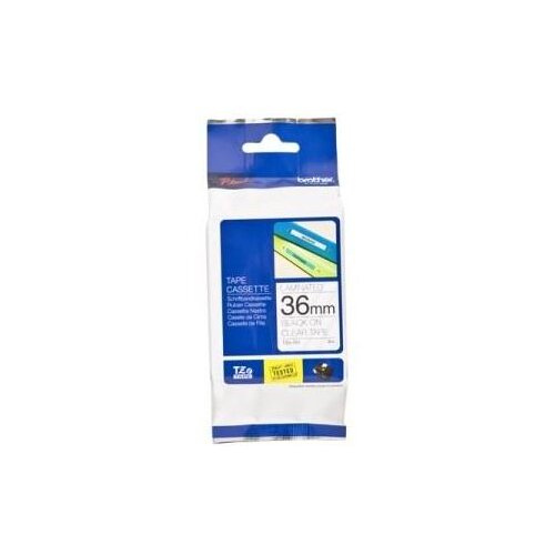 Brother Standardna laminirana traka 36 mm, Črna na prozorni Slike