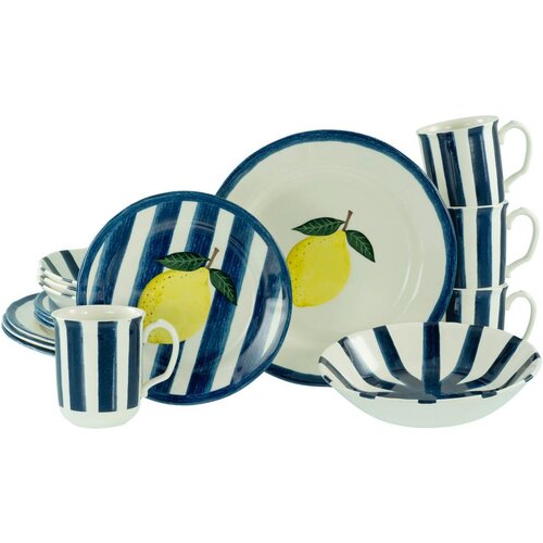 Creatable Kombinirani Servis Summer Stripes, 16-Delni Slike
