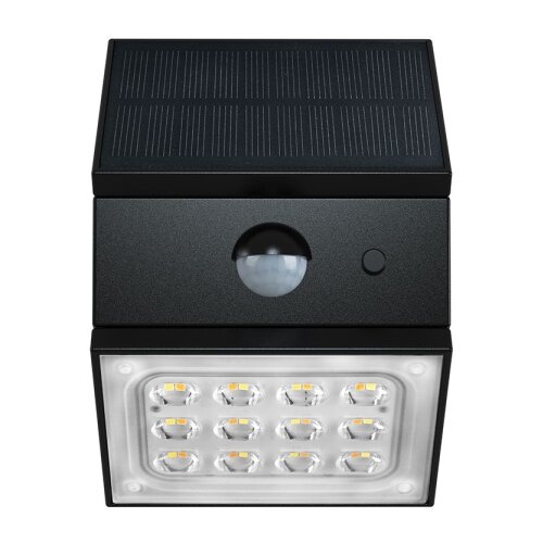 LED zidna solarna lampa sa senzorom LED/2,5W/3,7V IP65 1200 mAh crna Slike