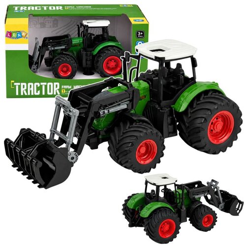 Poljoprivredni traktor s gumenim kotačima za prednji utovarivač, zeleni 1:24 Cijene