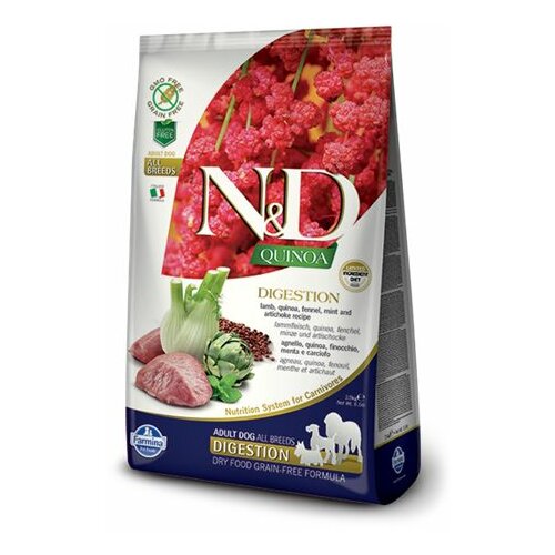Farmina N&D quinoa hrana za pse - digestion lamb 800gr Slike