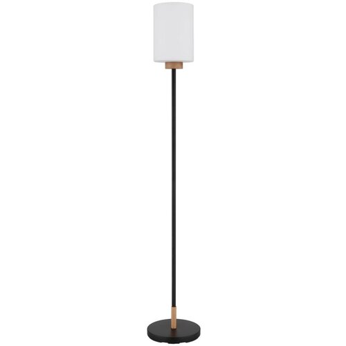 Globo 15977S - Podna lampa ROWENA 1xE27/60W/230V crna/bela Slike