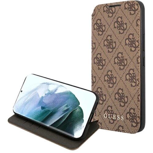 Guess ovitek GUBKS22MG4GFBR za samsung galaxy S22 plus 5G knjiga rjava Slike