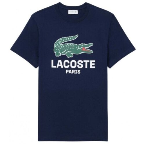 Lacoste Majice s kratkimi rokavi Tee Shirt Turtle Neck Modra Cene