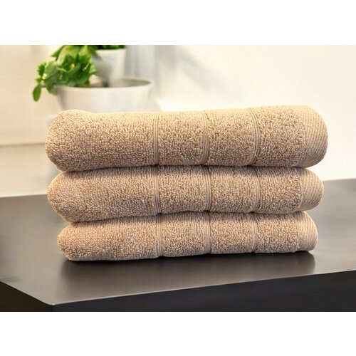 Viktorija Leskovac Peškir Bordura 40x80cm 550g/m2 Kapucino boja Indy Cene