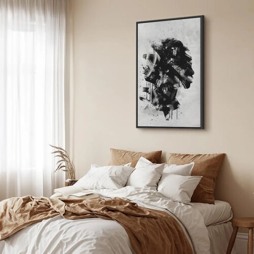  Slika - Classic Profile (1 Part) Vertical 40x60 U crnom drvenom okviru Slike