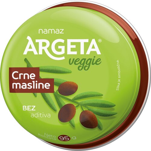 Argeta Humus veggie crna maslina 95g Cene
